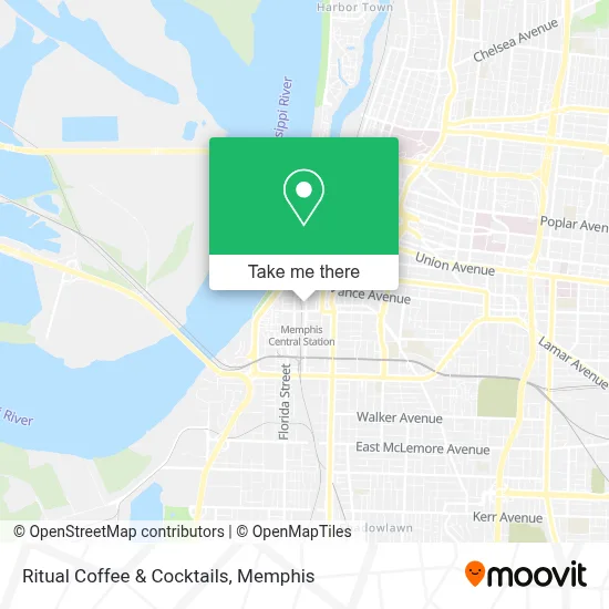 Ritual Coffee & Cocktails map