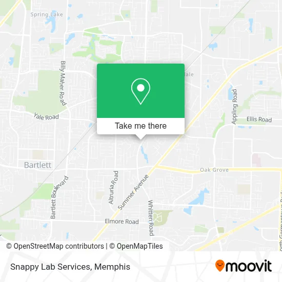 Snappy Lab Services map