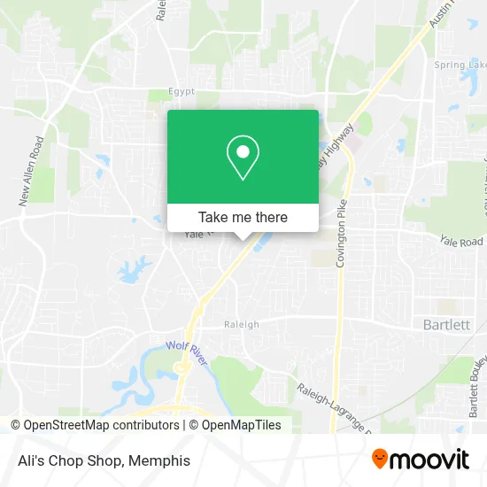 Ali's Chop Shop map