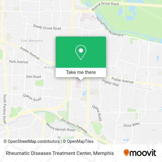 Rheumatic Diseases Treatment Center map