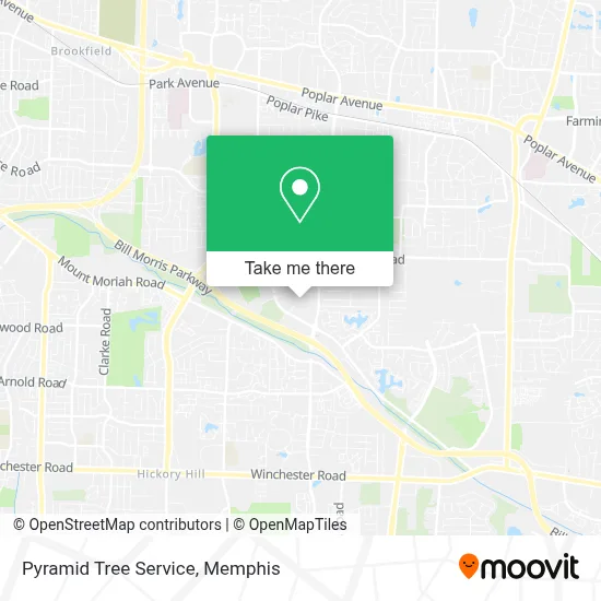 Pyramid Tree Service map