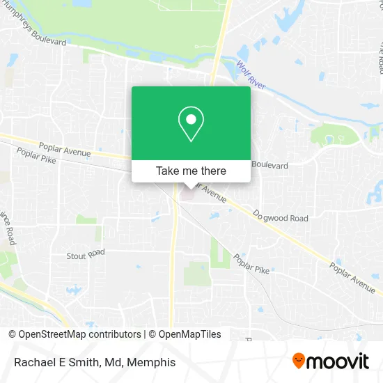 Rachael E Smith, Md map
