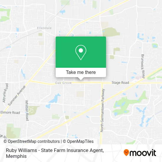 Ruby Williams - State Farm Insurance Agent map