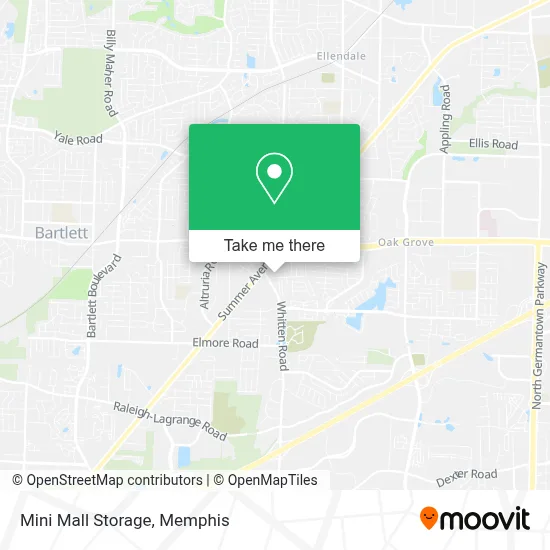 Mini Mall Storage map