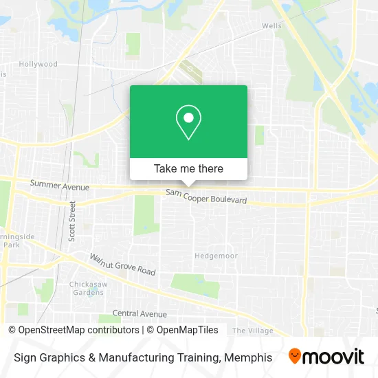 Sign Graphics & Manufacturing Training map