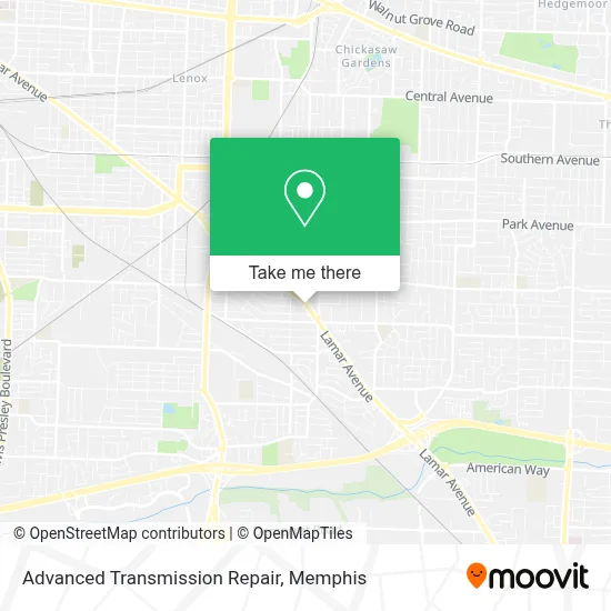 Advanced Transmission Repair map