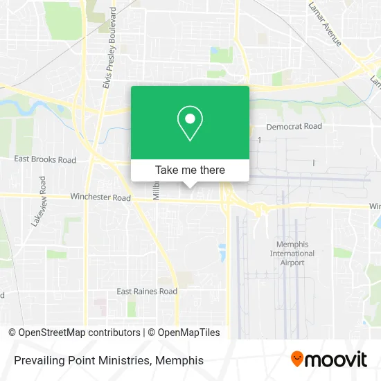 Prevailing Point Ministries map