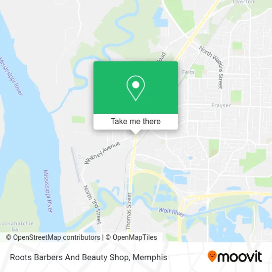 Roots Barbers And Beauty Shop map