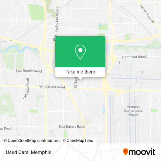 Used Cars map