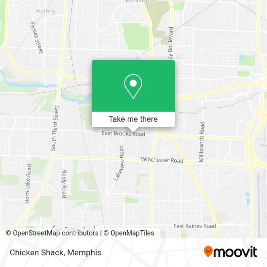 Chicken Shack map