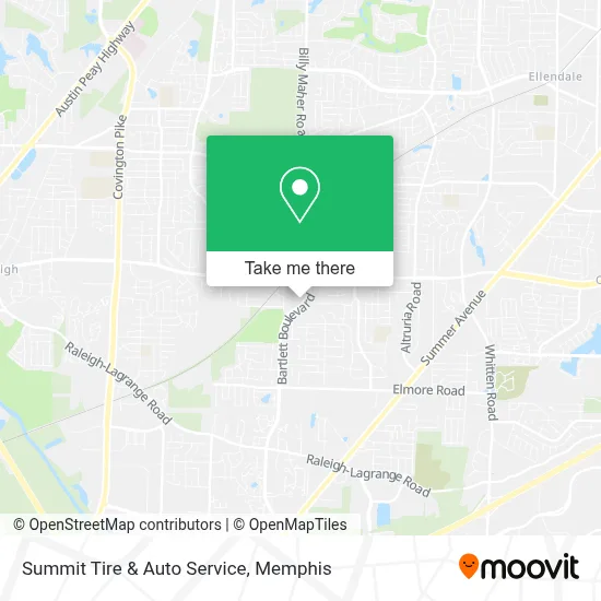 Summit Tire & Auto Service map
