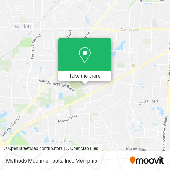 Methods Machine Tools, Inc. map