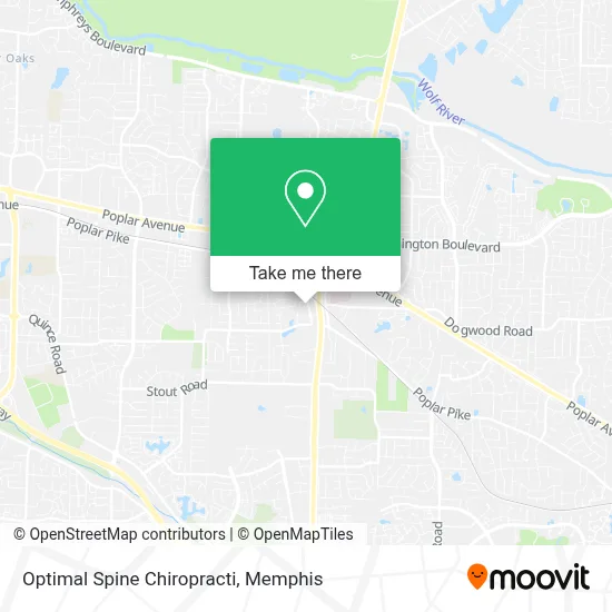 Optimal Spine Chiropracti map