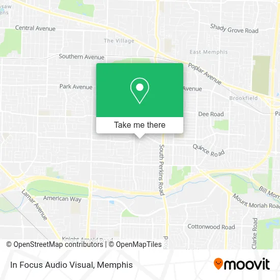 Mapa de In Focus Audio Visual