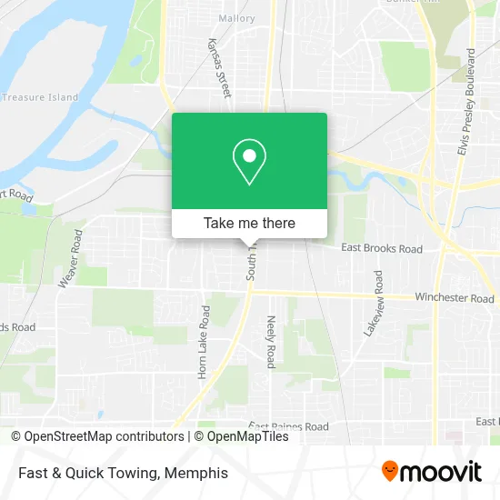 Fast & Quick Towing map