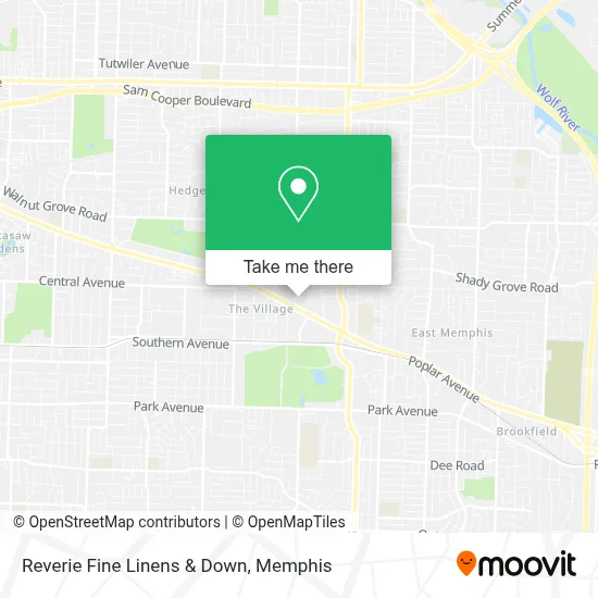 Reverie Fine Linens & Down map
