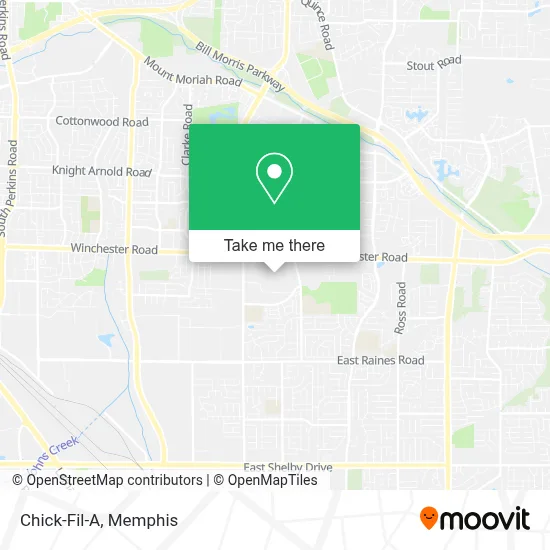 Chick-Fil-A map