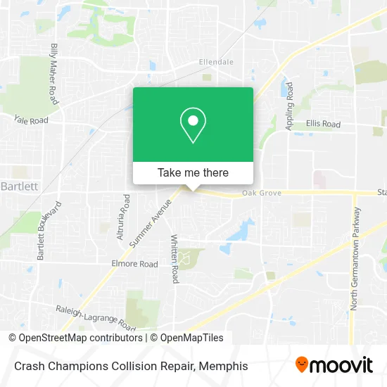 Crash Champions Collision Repair map
