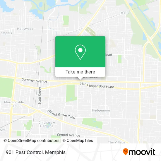 901 Pest Control map