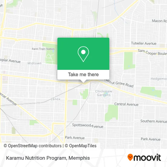 Karamu Nutrition Program map