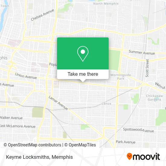 Keyme Locksmiths map