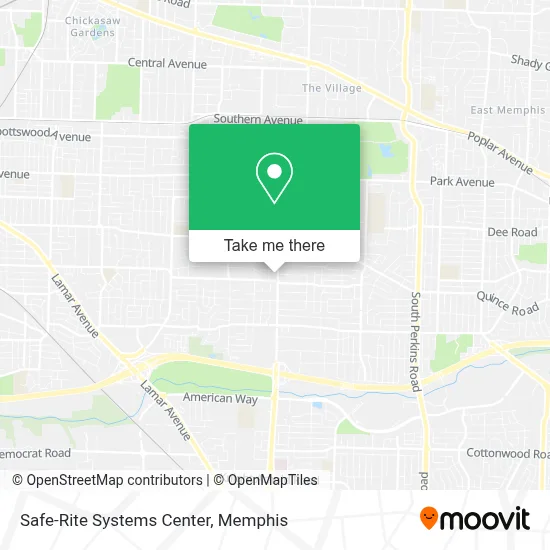 Safe-Rite Systems Center map