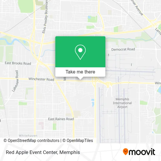Red Apple Event Center map