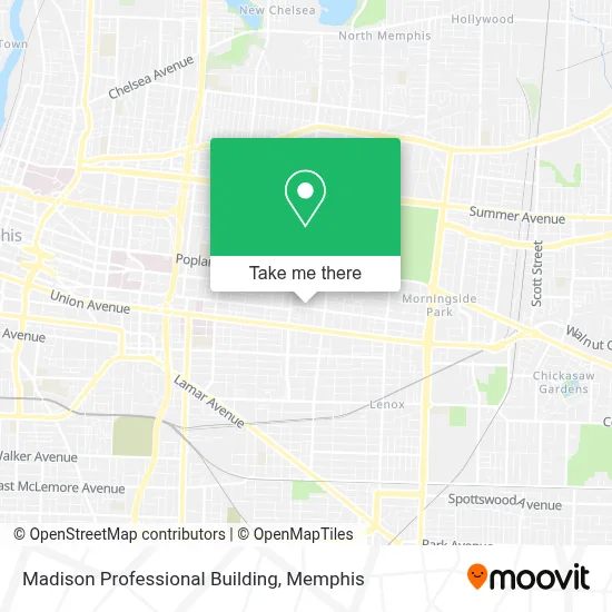 Madison Professional Building map