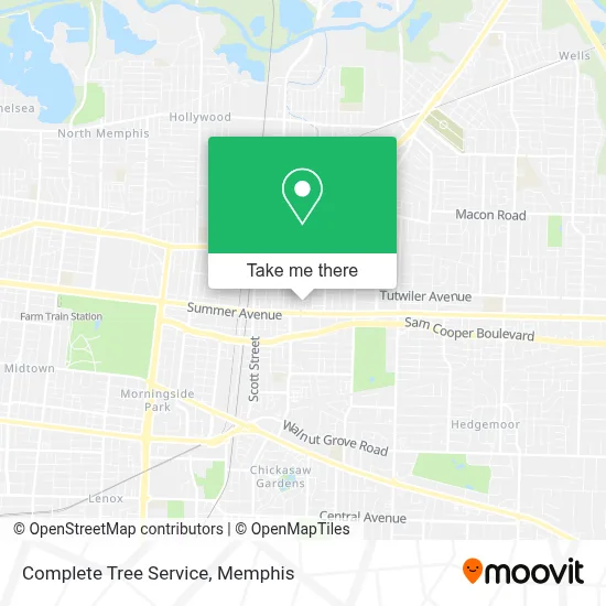 Complete Tree Service map