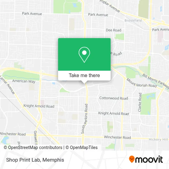Shop Print Lab map