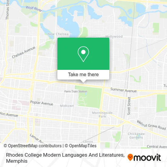 Rhodes College Modern Languages And Literatures map