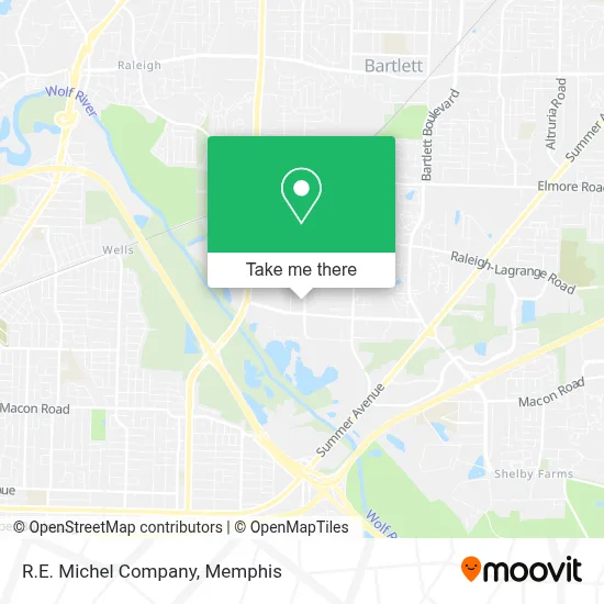 R.E. Michel Company map