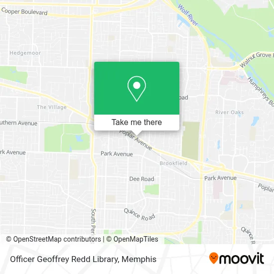 Officer Geoffrey Redd Library map