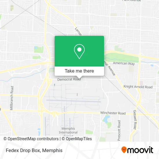 Fedex Drop Box map