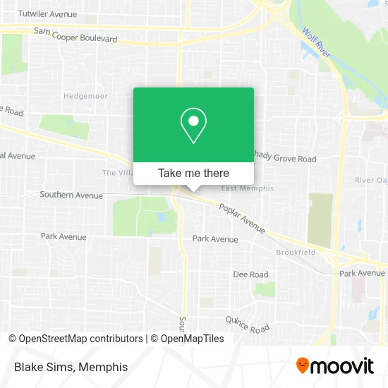 Blake Sims map