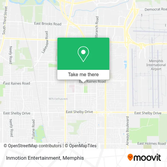 Inmotion Entertainment map