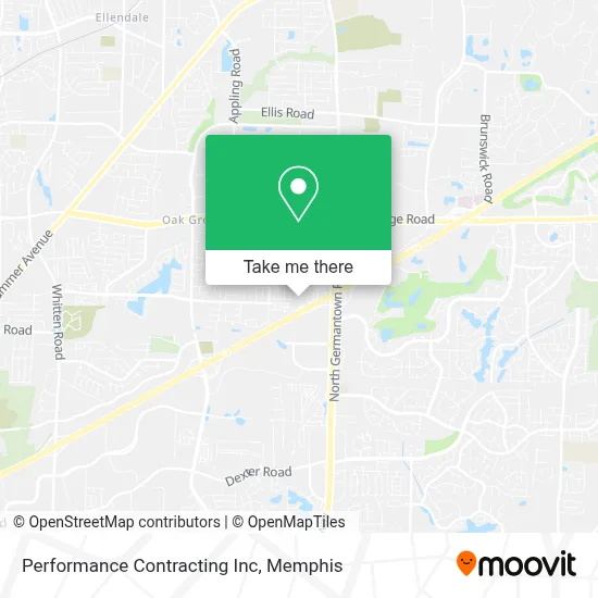 Performance Contracting Inc map