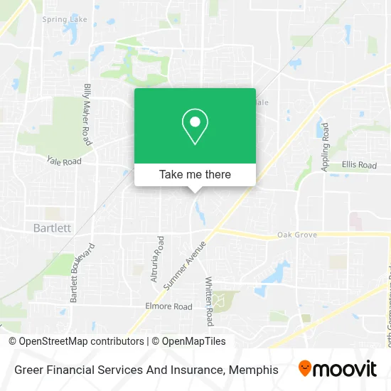 Greer Financial Services And Insurance map