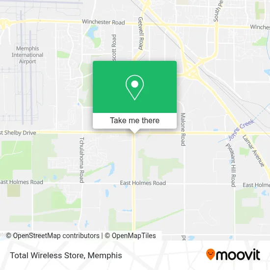 Total Wireless Store map