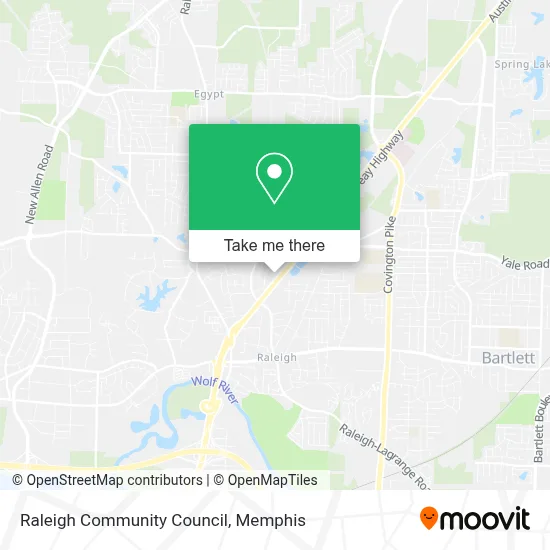 Raleigh Community Council map