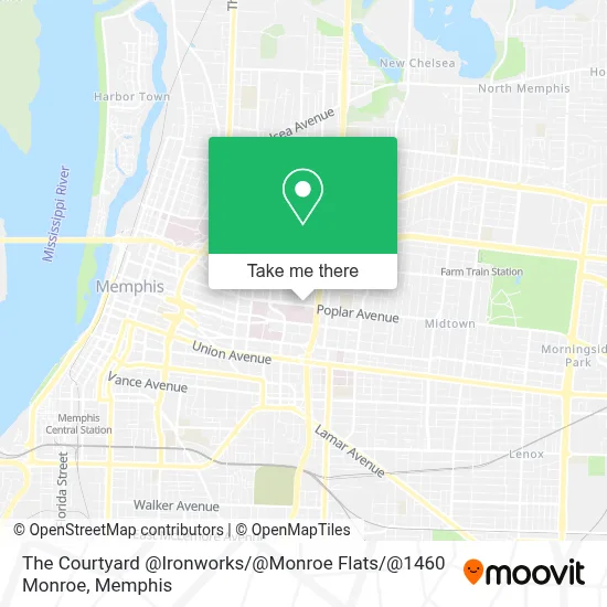 The Courtyard @Ironworks / @Monroe Flats / @1460 Monroe map