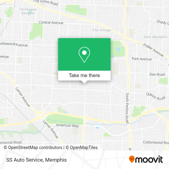 SS Auto Service map