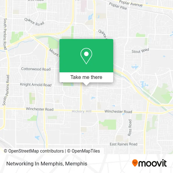 Networking In Memphis map