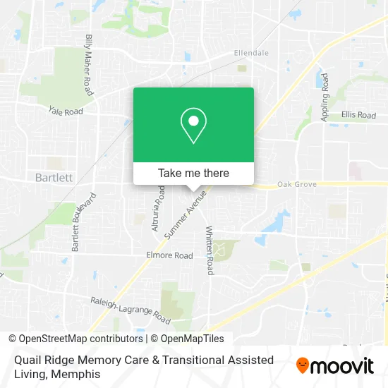 Quail Ridge Memory Care & Transitional Assisted Living map