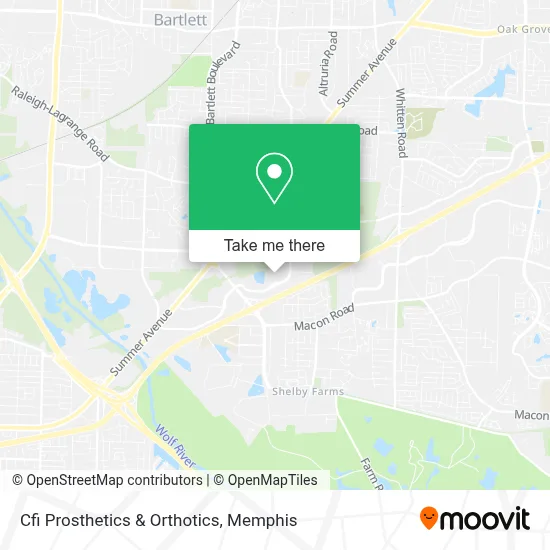 Cfi Prosthetics & Orthotics map