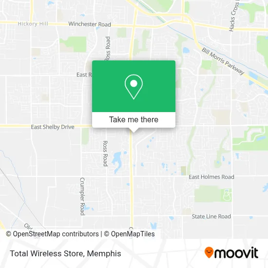 Total Wireless Store map