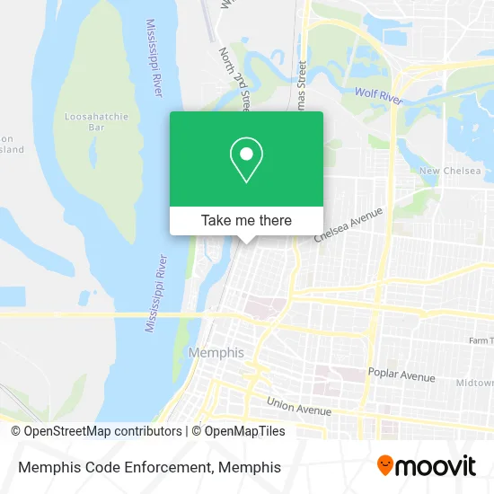 Memphis Code Enforcement map