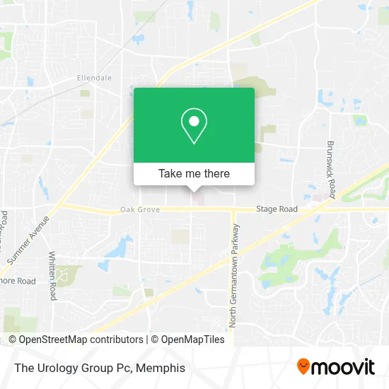 The Urology Group Pc map