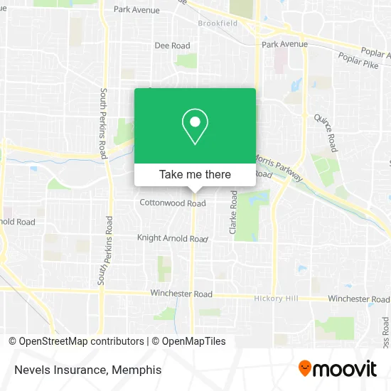 Nevels Insurance map