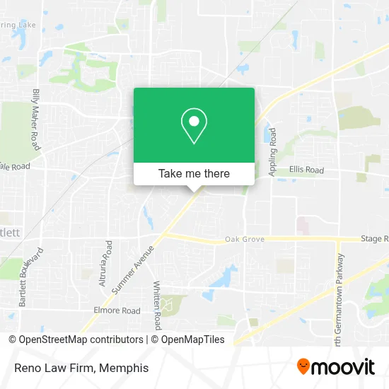 Reno Law Firm map